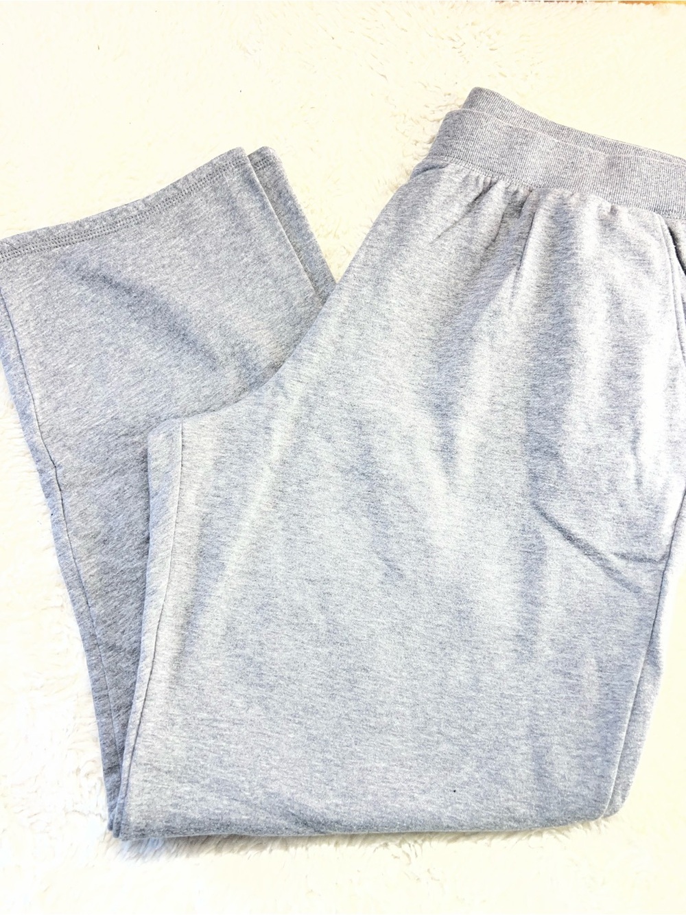 Time and Tru Light Gray Kids Sweatpants - Elastic Waist Joggers